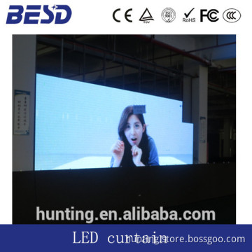 Shenzhen Besd indoor full color super slim P10 led video function display,led mesh